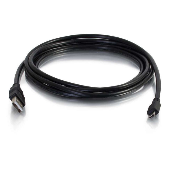 C2G 27364 Micro USB Cable - USB 2.0 A Male to Micro-USB B Male Cable, Black (3.3 Feet, 1 Meter)