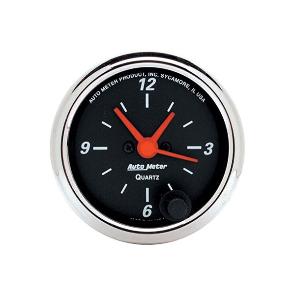 Auto Meter 1484 Designer Black Clock