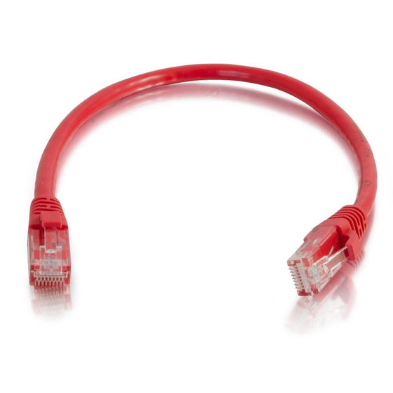 C2G/Cables to Go 15215 Cat5e Snagless Unshielded (UTP) Network Patch Cable, Red (25 Feet/7.62 Meters)