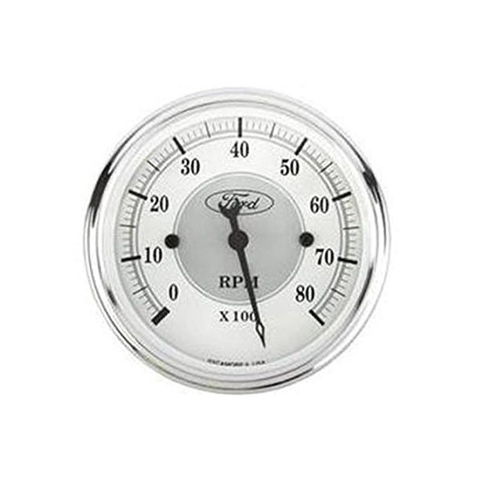 Auto Meter 880088 3-1/8" 8000 RPM Incandescent Flood Lit Tachometer Gauge for Ford
