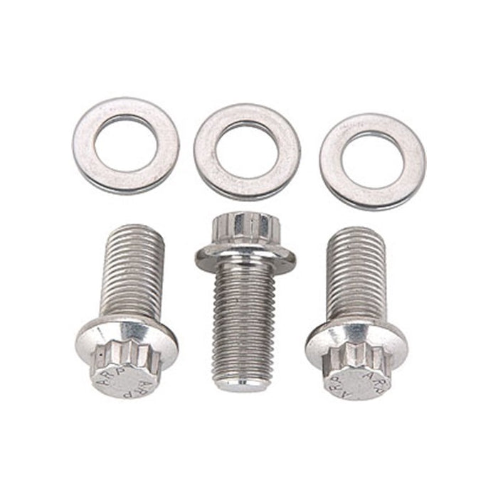 ARP 4306801 Stainless Steel 3-Piece Lower Pulley Bolt Kit
