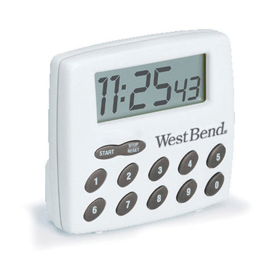 West Bend Digital Timer, White