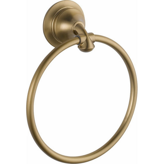 Delta Faucet 79446-CZ Linden Towel Ring, Champagne Bronze