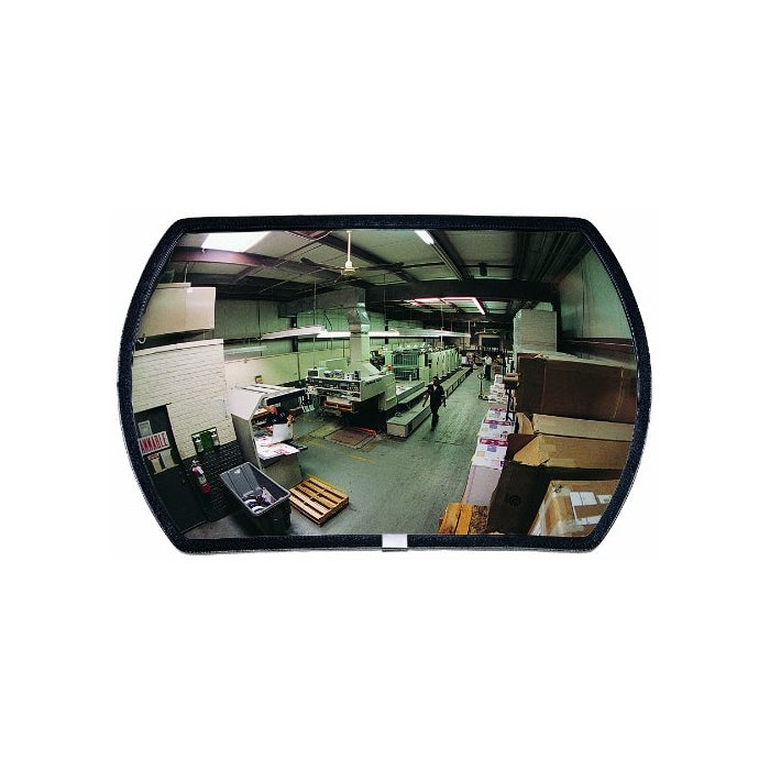 See All RRO2030 Round Rectangular Glass Outdoor Convex Security Mirror, 30" Length x 20" Width (Pack of 1)