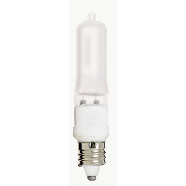 Satco S1916 120V 100-Watt T4 E11 Base Light Bulb, Frosted