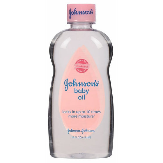 Johnson & Johnson Baby Oil Original, 14 Ounce (Pack of 2)