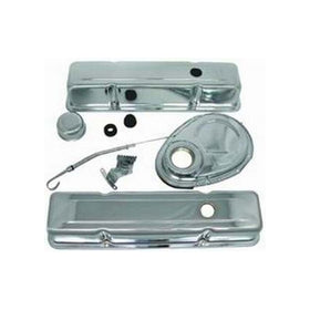 Racing Power Company R3024 Engine Dress-Up Kit with Tall Valve Cover for Small Block Chevy