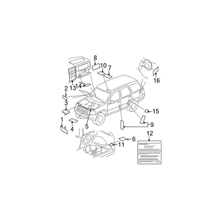 Mopar - Jack None - Part# 52014439AA