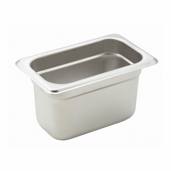 Winco SPJH-904 S/S 1/9 Size x 4" Food Pan