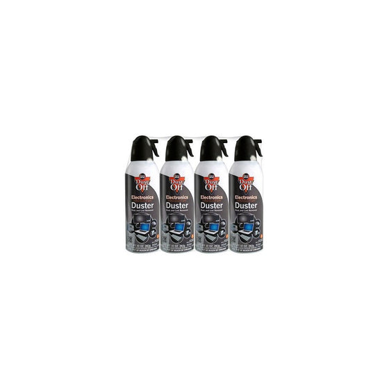 Dust-Off Compressed Gas Duster, Pack of 4