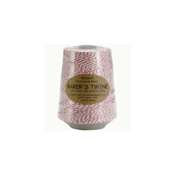 Regency Baker's Twine Cone red and white