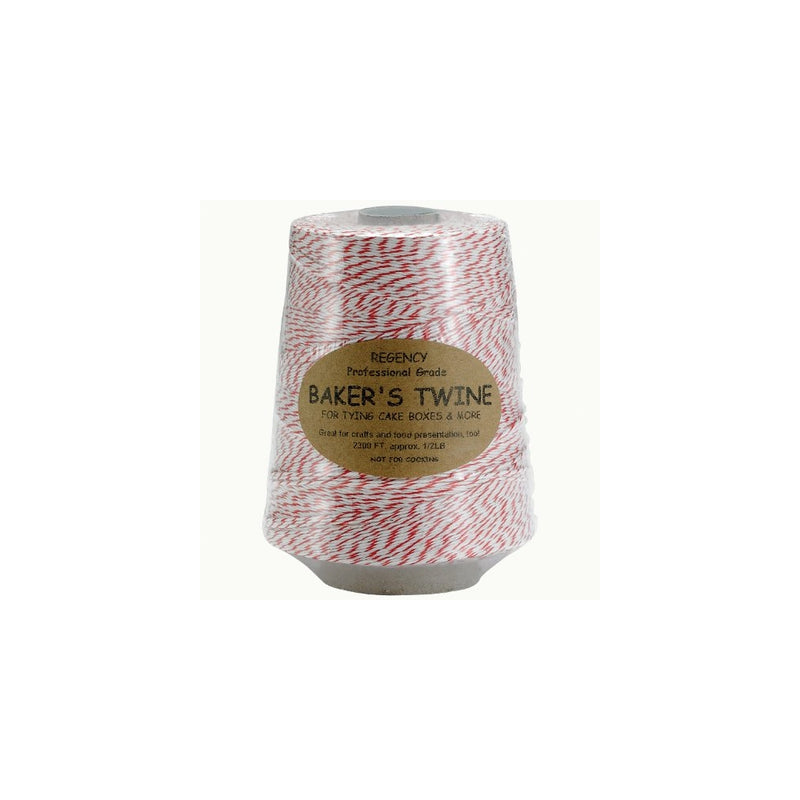 Regency Baker's Twine Cone red and white