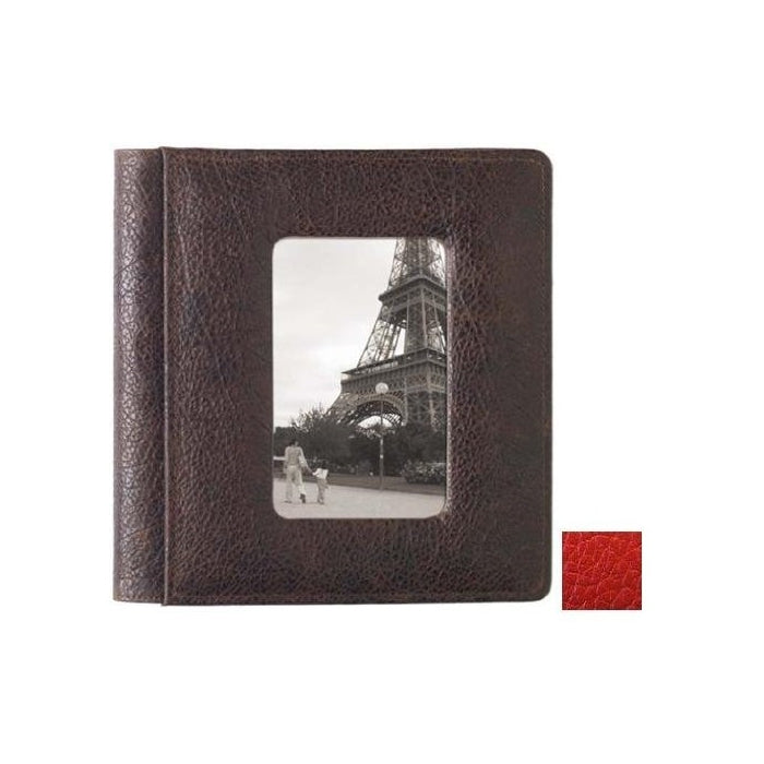 Raika RO 168 RED 4in. x 6in. Frame Front Album Foldou - Red