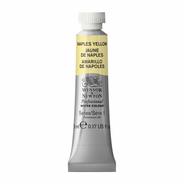 Winsor & Newton Professional Water Color Tube, 5ml, Naples Yellow