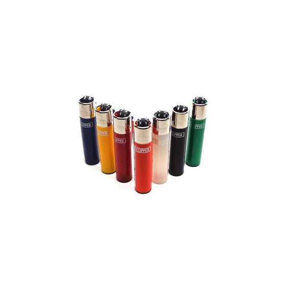 Bundle of 12 Original Clipper Lighters - Official Clipper Lighters with Removable Flint Housing - Assorted Colors