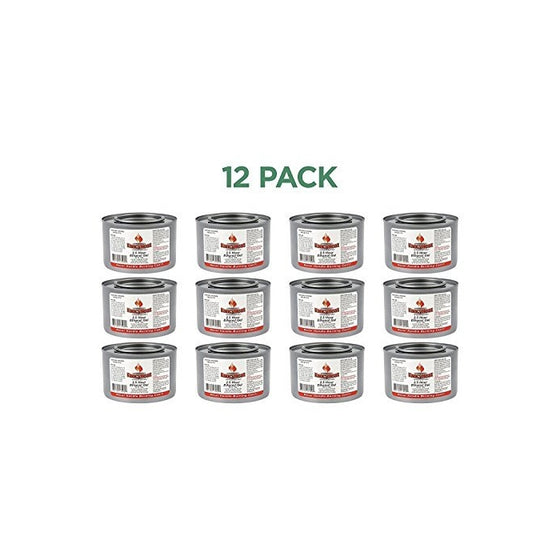 Methanol 7-Ounce Entertainment Cooking Fuel, 12 -Pack Gel Chafing Cans