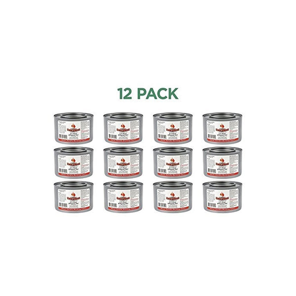 Methanol 7-Ounce Entertainment Cooking Fuel, 12 -Pack Gel Chafing Cans