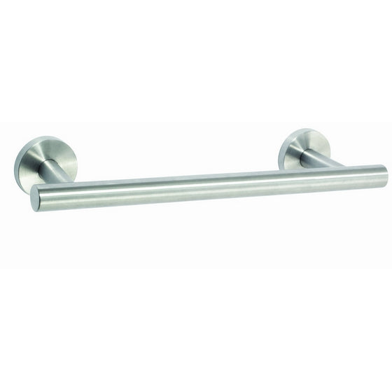 Amerock BH26546-SS Arrondi Collection 9-Inch Towel Bar, Stainless Steel