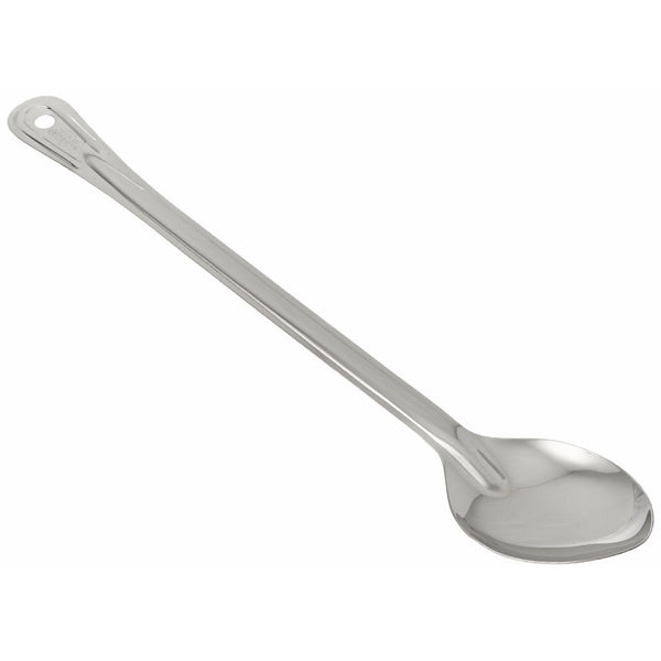 Winco Solid Stainless Steel Basting Spoon, 18-Inch