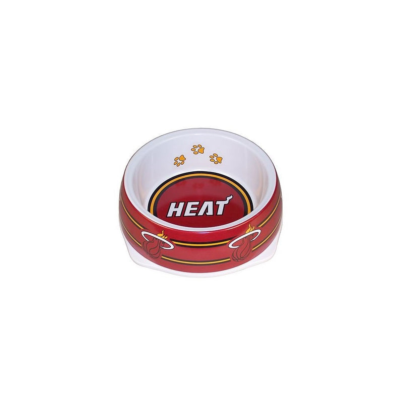 Sporty K9 NBA Miami Heat Pet Bowl, Large