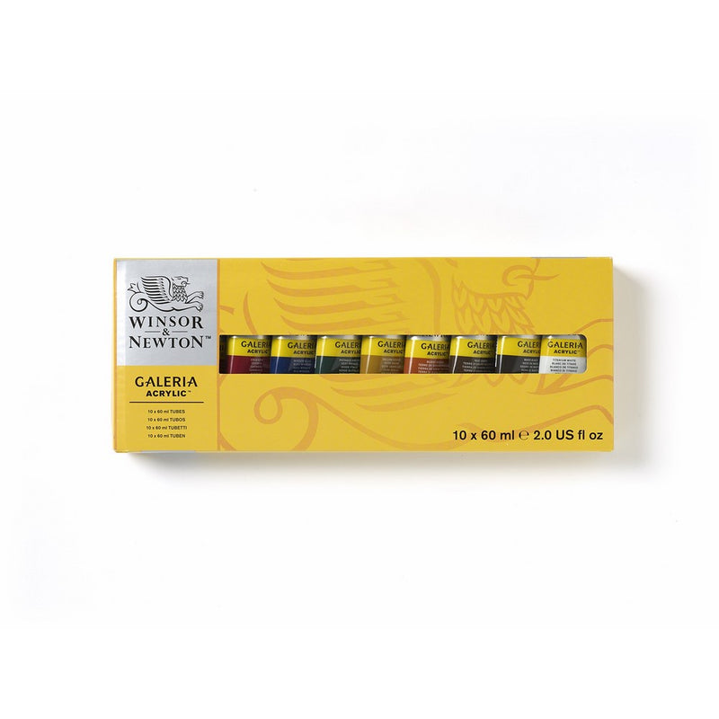 Winsor & Newton 2190517 Galeria Acrylic Paint 10 Tube Set,