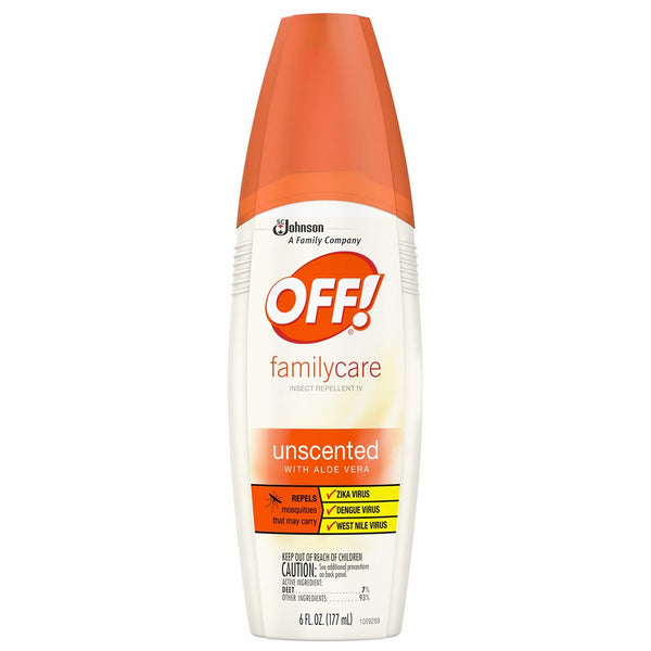 OFF! FamilyCare Insect Repellent IV (Unscented) 6 fluid oz