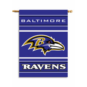 NFL Baltimore Ravens 2-Sided 28-by-40-Inch House Banner