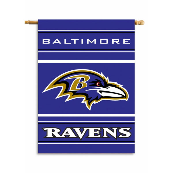 NFL Baltimore Ravens 2-Sided 28-by-40-Inch House Banner