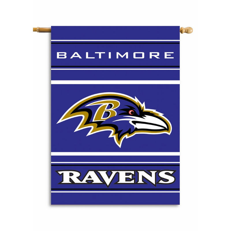 NFL Baltimore Ravens 2-Sided 28-by-40-Inch House Banner