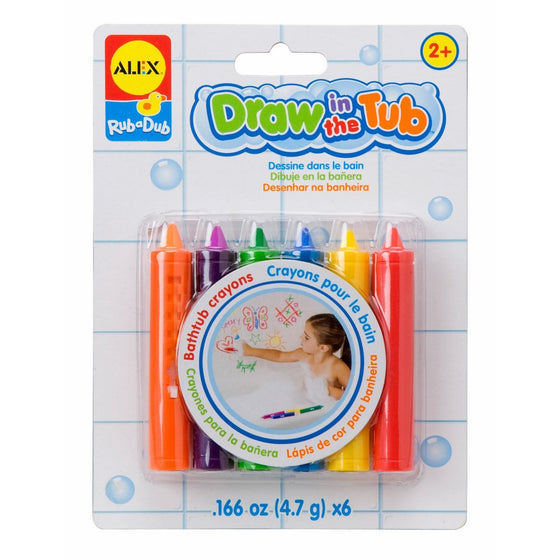 ALEX Toys Rub a Dub Draw in the Tub Crayons