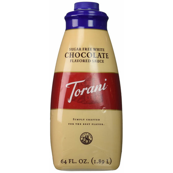 Torani Sugar Free White Chocolate Sauce, 64-Ounce