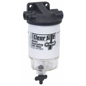 Moeller Clear Site Water Separating Fuel Filter System for outboard Motors (3/8" NPT, Composite)