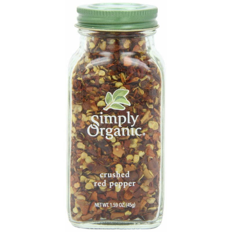 Simply Organic Red Pepper Crushed Certified Organic, 1.59-Ounce Container