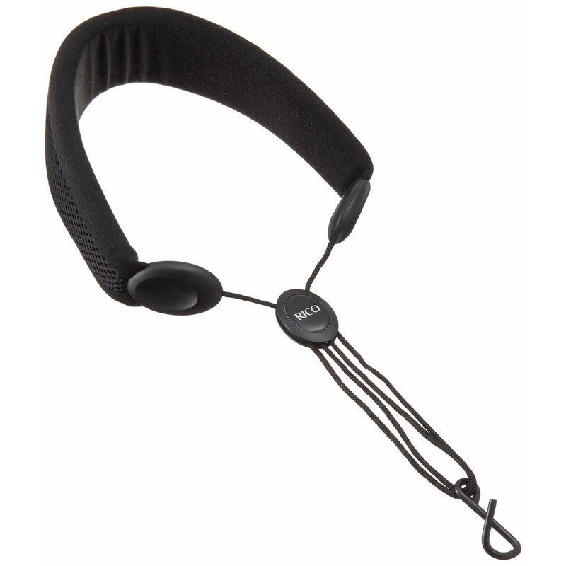 Rico Padded Saxophone Strap, Soprano/Alto, Metal Hook