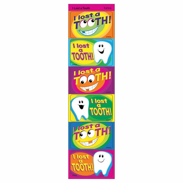 Trend Enterprises Inc I Lost a Tooth Large Applause STICKERS, 30 ct.