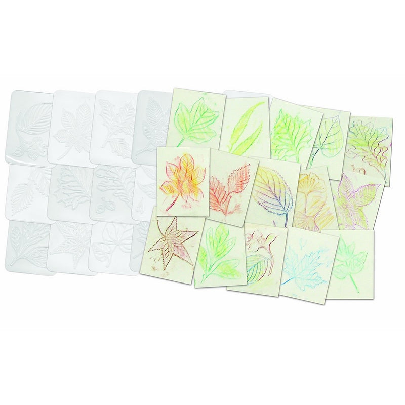 Roylco Leaf Rubbing Plates