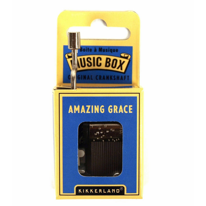 Kikkerland Amazing Grace Crank Music Box