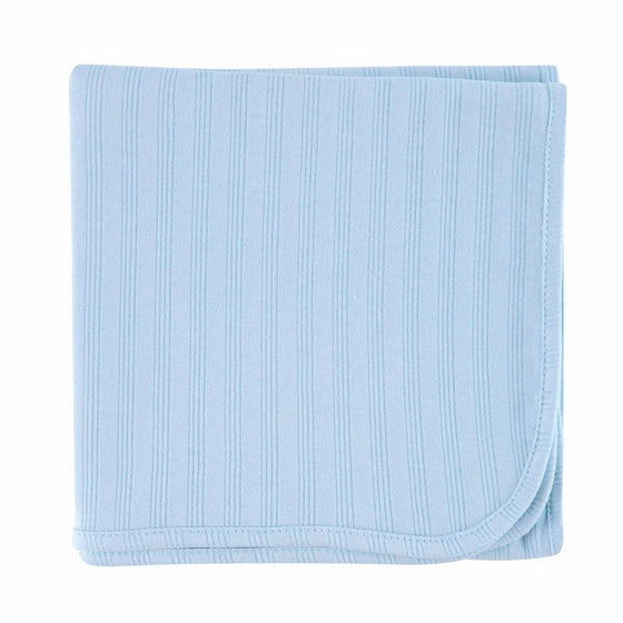Touched by Nature Organic Receiving Blanket, Blue