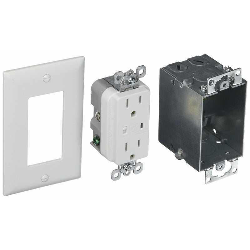 Legrand - On-Q 36456902V1 Duplex Outlet Kit, Surge Protected