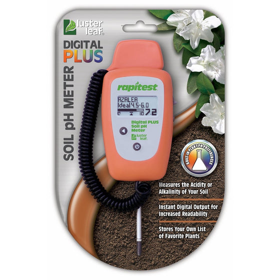 Luster Leaf 1847 Rapitest Digital PLUS Soil pH Meter