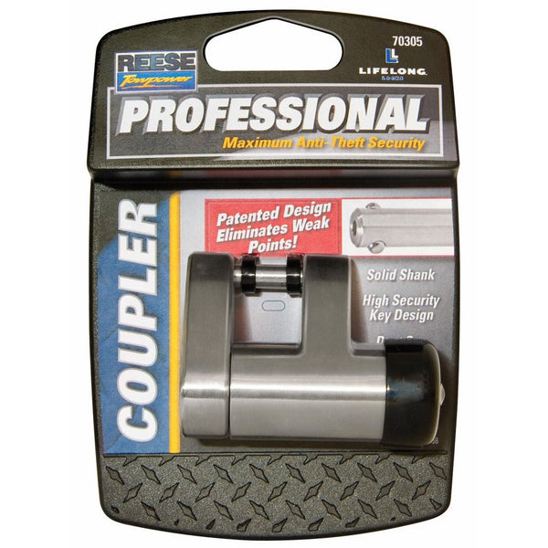 Reese Towpower 7030500 Professional Chrome Coupler Lock