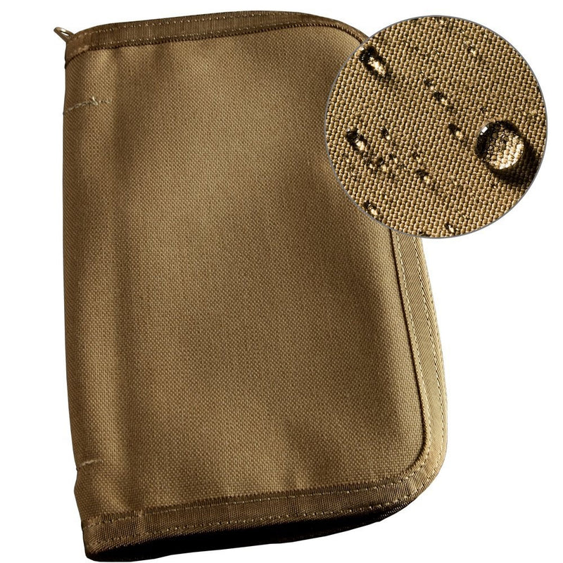Rite in the Rain Weatherproof CORDURA Fabric Notebook Cover, 5 1/2" x 8 1/2", Tan Cover (No. C980)