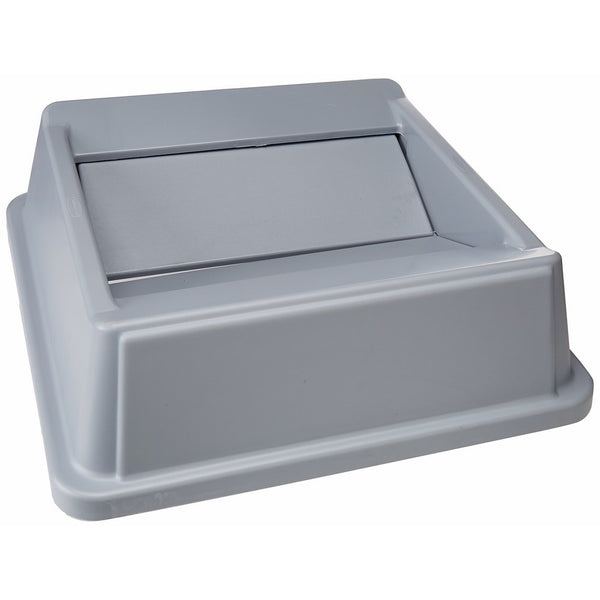 Rubbermaid Commercial Untouchable Trash Can Lid, Gray, FG266400GRAY)