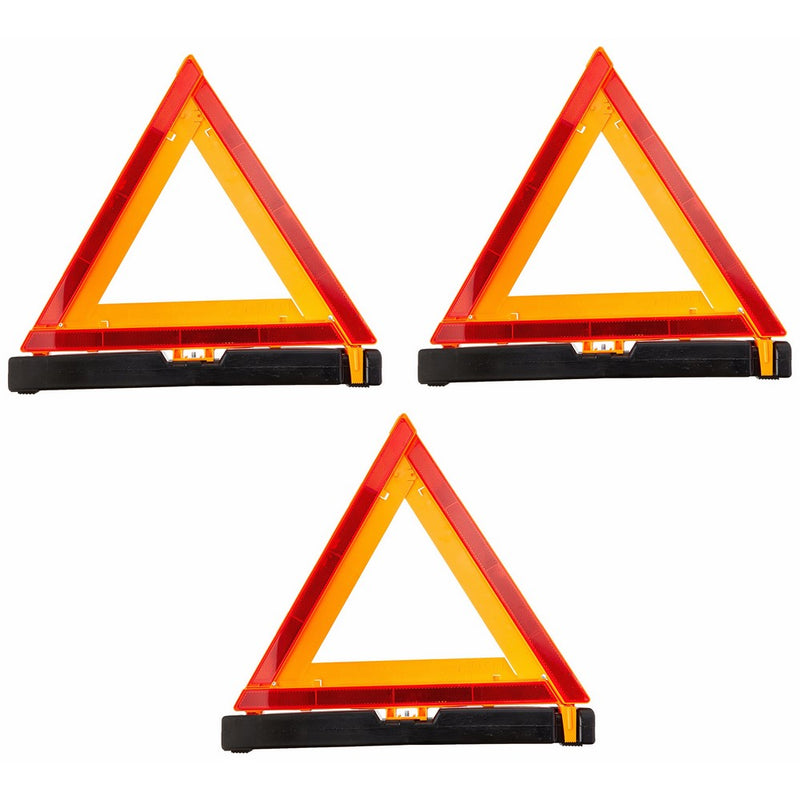 Multiprens DOTTRI Emergency Roadside Folding Warning Triangle Reflector (D.O.T. Approved)