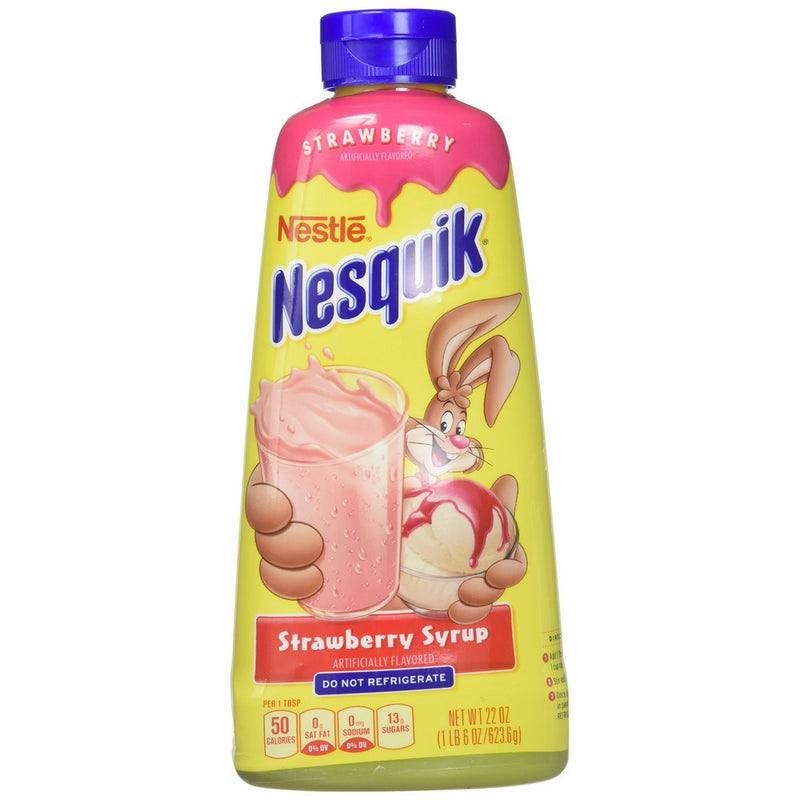 Nesquik Strawberry Syrup, 22 oz