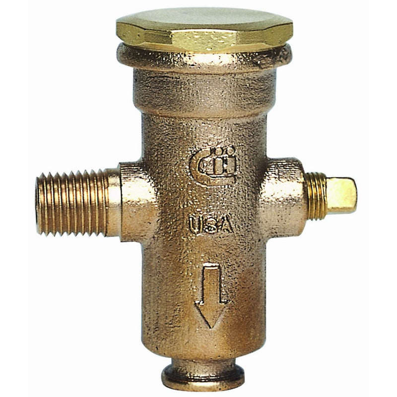 Apollo 40000FPV2 Bronze Freeze Protection Valve, 1/8" x 1/4" NPT Male x Female