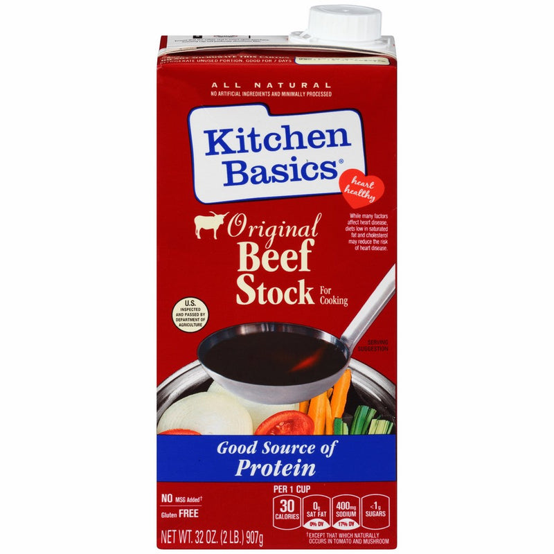 Kitchen Basics Original Beef Stock, 32 oz (Case of 12)
