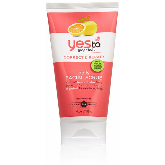 Yes to Grapefruit Daily Facial Scrub, 4 Ounce