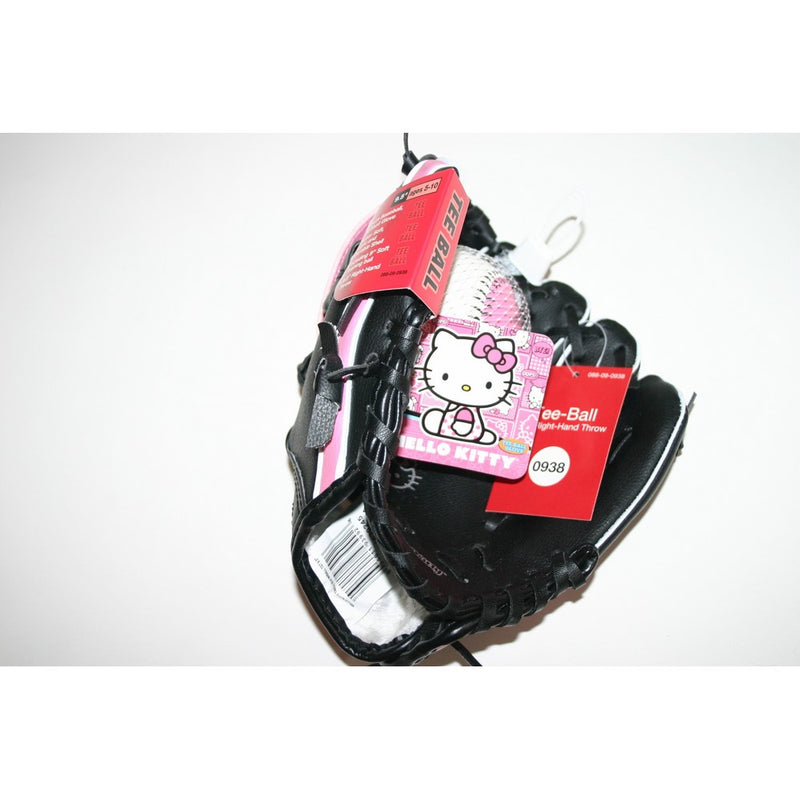 Hello Kitty Tee Ball Glove with Soft Training Baseball