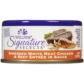 Wellness Signature Selects Shredded Chicken & Beef - 24x2.8oz